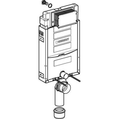 Asma klozet için Geberit Kombifix elemanı, 108 cm, Sigma 12 cm gömme rezervuar ile - 2