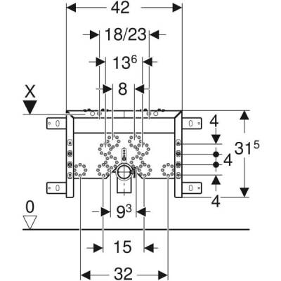 Bide için Geberit Kombifix elemanı - 3