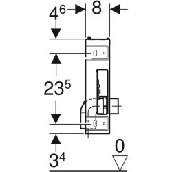 Bide için Geberit Kombifix elemanı - 4