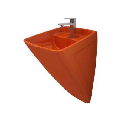 Bocchi Firenze Asma Monoblok Lavabo, 48 cm, Parlak Turuncu 1082-012-0126 - 1