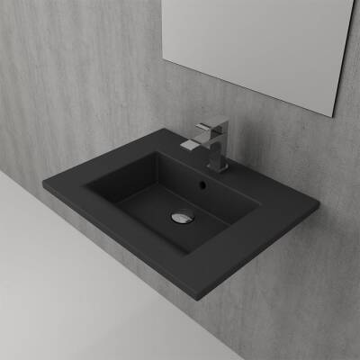 Bocchi Milano Etajerli Lavabo 60 cm Mat Antrasit 1161-020-0126 - 2