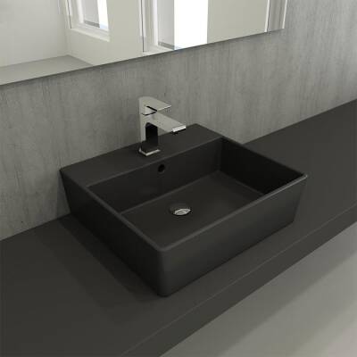 Bocchi Milano Lavabo 50 cm Mat Antrasit 1216-020-0126 - 2