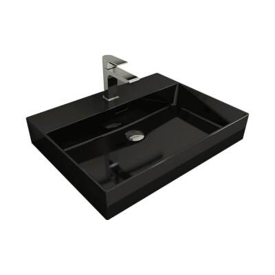 Bocchi Milano Lavabo 60 Cm Parlak Siyah 1376-005-0126 - 1