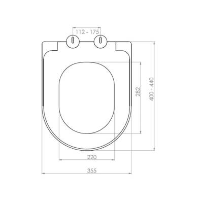 Bocchi Pure S Klozet Kapağı Mat Kaşmir A0301-011 - 2