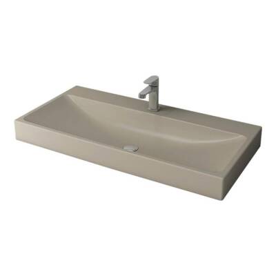 Bocchi Scala Arch Tezgah Üstü Lavabo 100 cm Mat Kaşmir 1079-011-0126 - 1