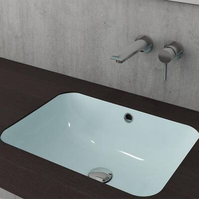 Bocchi Scala Tezgah Altı Lavabo 55 Cm Mat Buz Mavi 1006-029-0125 - 1