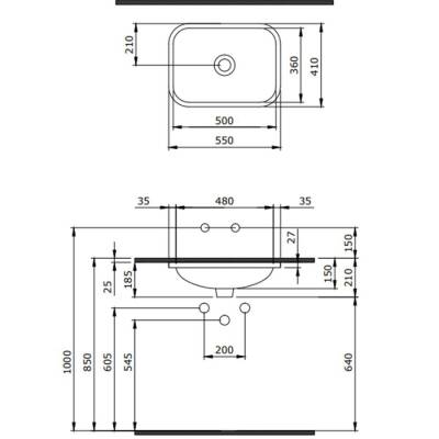 Bocchi Scala Tezgah Altı Lavabo Parlak Kırmızı 1006-019-0125 - 2