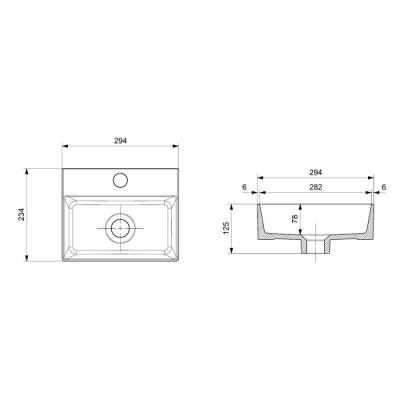 Bocchi Sottile Slim Line Batarya Banklı Lavabo 30 Cm Mat Antrasit 1470-020-0126 - 2