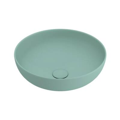 Bocchi Sottile Slim Line Çanak Lavabo 38 cm Mat Mint Yeşil 1494-033-0125 - 1