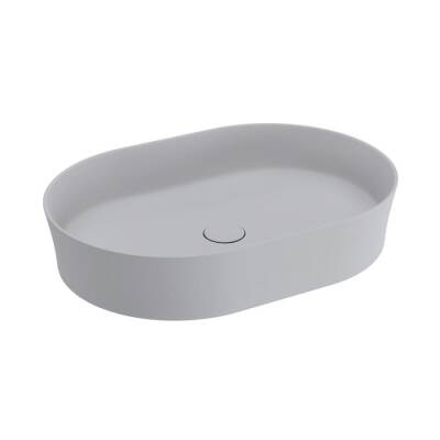 Bocchi Sottile Slim Line Çanak Lavabo 55 Cm Mat Gri 1521-006-0125 - 1