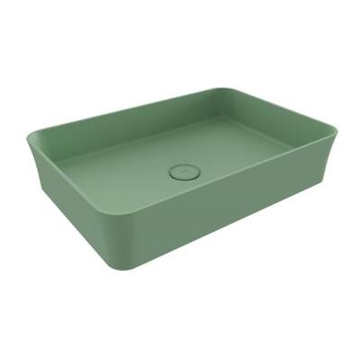 Bocchi Sottile Slim Line Çanak Lavabo 55 Cm Mat Mint Yeşil 1476-033-0125 - 1