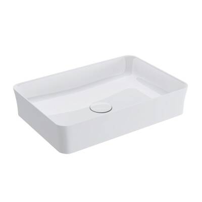 Bocchi Sottile Slim Line Çanak Lavabo 55 Cm Parlak Beyaz 1476-001-0125 - 1