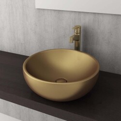 Bocchi Venezia Çanak Lavabo 45 cm Mat Altın 1119-403-0125 - 2