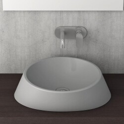 Bocchi Venezia Çanak Lavabo 56 cm Mat Gri 1010-006-0125 - 2