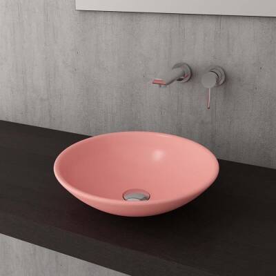 Bocchi Venezia Çanak Lavabo Mat Somon 40 cm 1120-032-0125 - 2