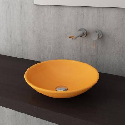 Bocchi Venezia Çanak Lavabo Parlak Mandalina Sarısı 40 cm 1120-021-0125 - 2