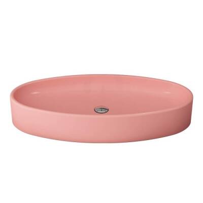 Bocchi Vessel Elips Çanak Lavabo 85 Cm Mat Somon 1014-032-0125 - 1