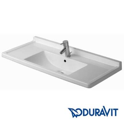 Duravit Starck 3 Etajerli Lavabo 105 cm 0304100000 - 1