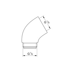 Grohe Adaptör 1/2 X 1/2' - 28813000 - 2