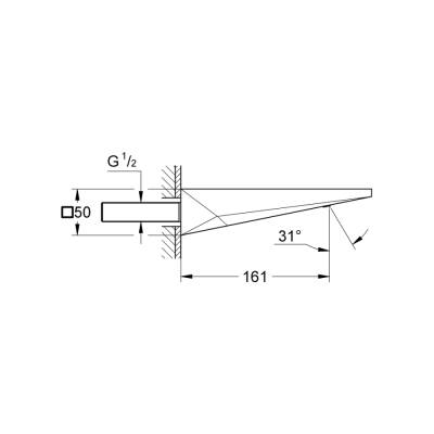 Grohe Allure Brilliant Çıkış Ucu - 13299000 - 2