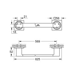 Grohe Allure Havluluk - 40341001 - 2