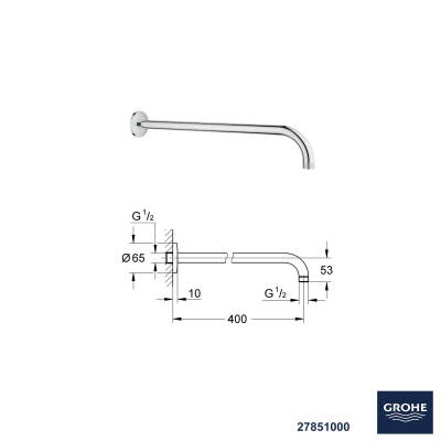 Grohe Ankastre Banyo Duş Seti + Hüppe Galata X Duş Kanalı -11 - 2