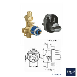 Grohe Ankastre Banyo Duş Seti + Hüppe Galata X Duş Kanalı -25 - 7