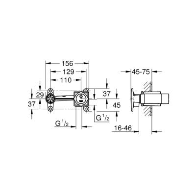 Grohe Ankastre İç Gövde - 23200000 - 2