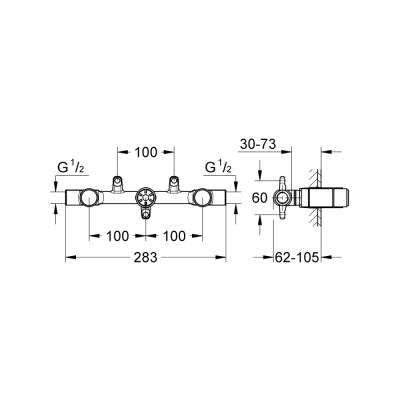 Grohe Ankastre İç Gövde - 32706000 - 2