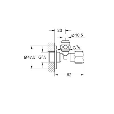 Grohe Ara Musluk 1/2' - 2201700M - 2