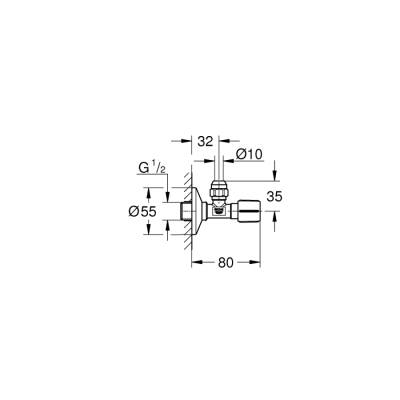 Grohe Ara Musluk 1/2' - 22037Al0 - 2