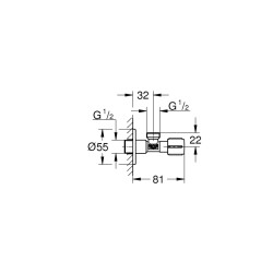 Grohe Ara Musluk 1/2' - 22041DA0 - 2