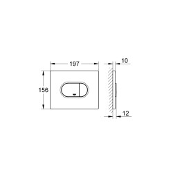 Grohe Arena Cosmopolitan Kumanda Paneli - 38858000 - 2