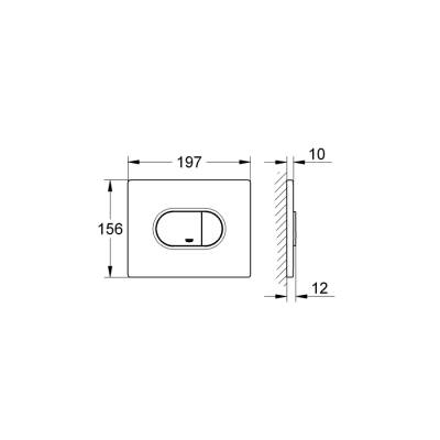 Grohe Arena Cosmopolitan Kumanda Paneli - 38858000 - 2