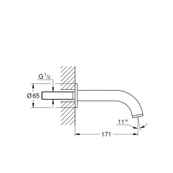 Grohe Atrio Çıkış Ucu - 13139Al3 - 2