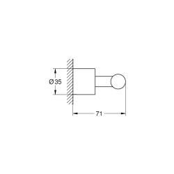 Grohe Atrio Havlu/Bornoz Askılığı - 40312Da3 - 2