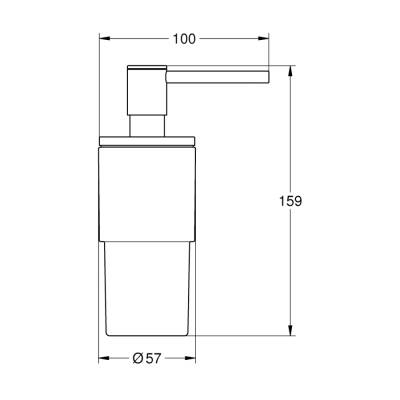 Grohe Atrio Sıvı Sabunluk - 40306Da3 - 2