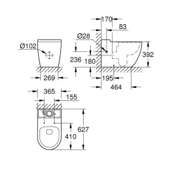 Grohe Bau Ceramic - 39910000 - 2