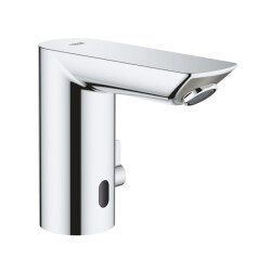 Grohe Bau Cosmopolitan E Fotoselli Lavabo Bataryası 1/2', Çift Su Girişli Ayarlanabilir Sıcaklık Sınırlayıcısı İle - 36451000 - 1