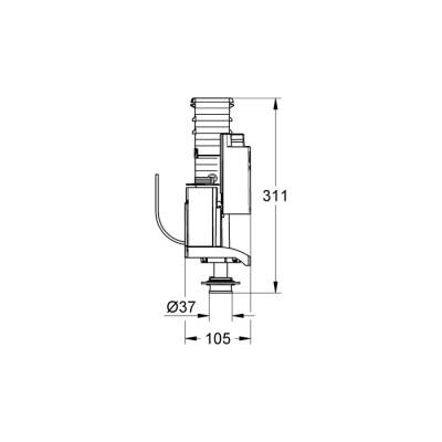 Grohe Çift Yıkamalı Boşaltma Valfi Av1 - 42320000 - 2