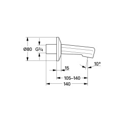 Grohe Çıkış Ucu - 13540000 - 2