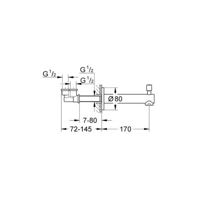 Grohe Concetto Yön Değiştiricili Çıkış Ucu - 13281001 - 2