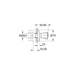 Grohe Costa L Ankastre Stop Valf - 19854001 - 2