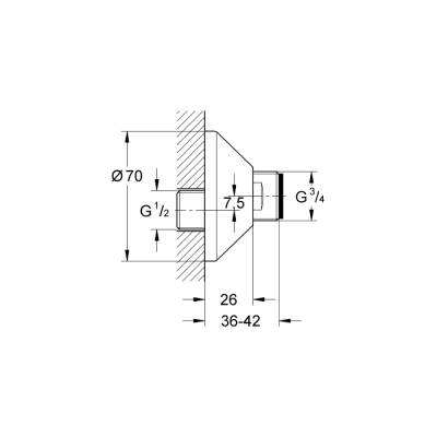 Grohe Ekzantrik - 12001000 - 2