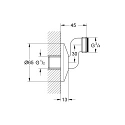 Grohe Ekzantrik - 12005000 - 1