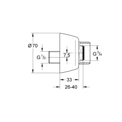 Grohe Ekzantrik - 12058000 - 1