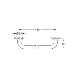 Grohe Essentials Banyo Tutamağı - 40793Dc1 - 2