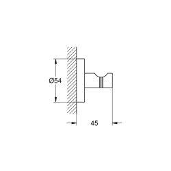 Grohe Essentials Havlu/Bornoz Askılığı - 40364Be1 - 2