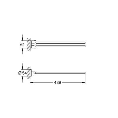 Grohe Essentials Havluluk - 40371A01 - 2