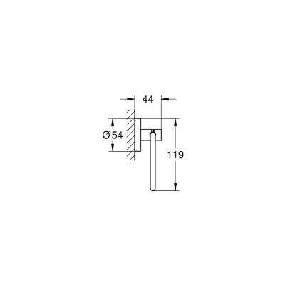 Grohe Essentials Tuvalet Kağıtlığı - 40689Be1 - 2